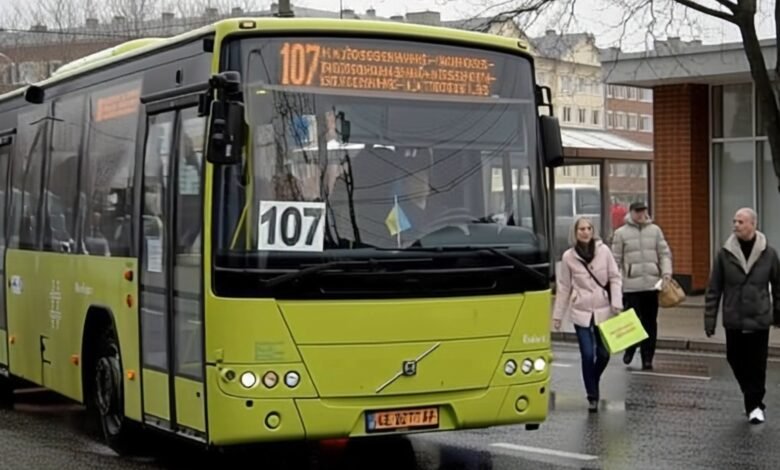 Автобус 107 маршрутка Днепр — район Перемога