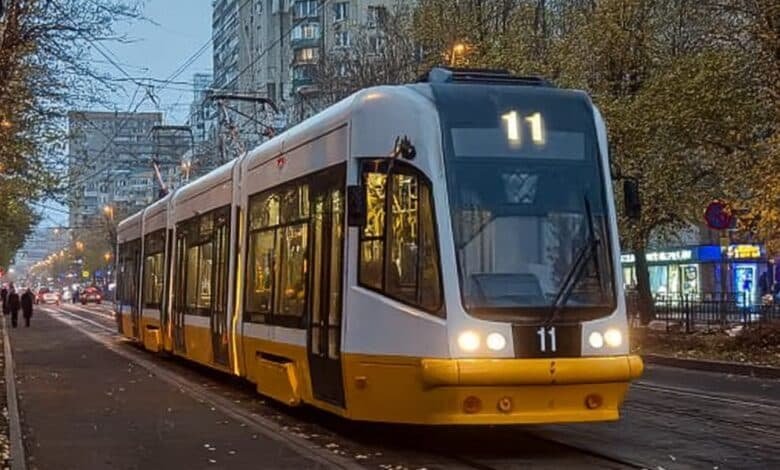 11 трамвай Днепр — карта маршруту з усіма зупинками