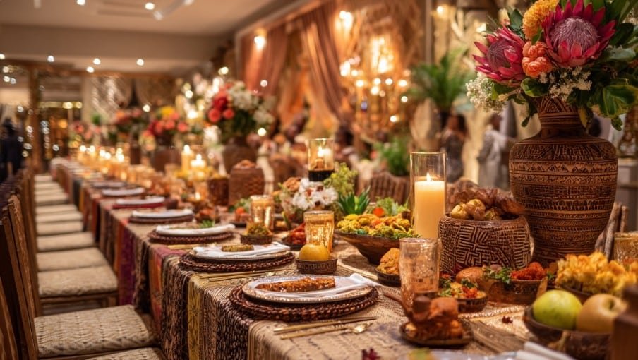 Сучасне меню на день народження — вечірка в етно-стилі з квітами