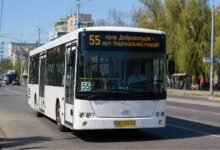 автобус 55 Дніпро пров Добровольців вул Національної гвардії маршрут