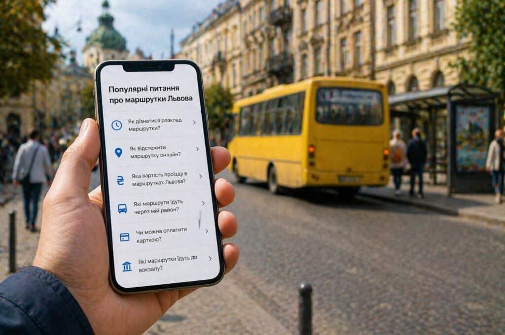 Популярні питання про маршрутки Львова — розклад, маршрути та поїздки