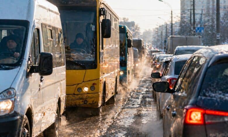 як доїхати по Дніпру без пересадок транспорт зима маршрутки автобуси дорога